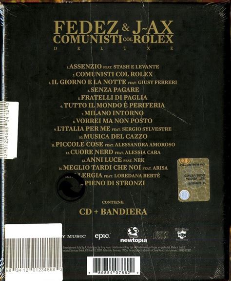 comunisti col rolex trecce|Comunisti Col Rolex Testo J Ax & Fedez .